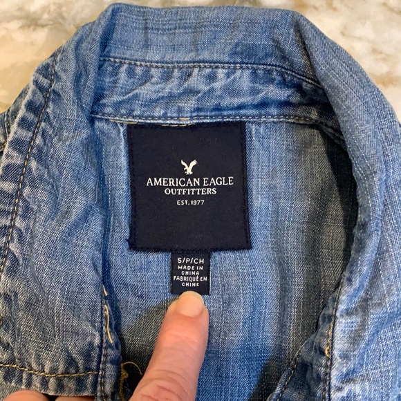 American Eagle outfitters denim dress size Small - Picture 4 of 6
